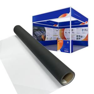 Wholesale Durable Advertising Textiles 260gsm Black Back Blockout Fabric For Banners Exhibitions And Displays from china suppliers