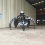 Excavator Hydraulic Orange Peel Grab With 360 Degree Rotation