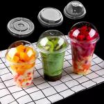 6 7 9 11 12Oz Biodegradable PLA Cups Cold Coffee Plastic Cup Beverage Ice Cream