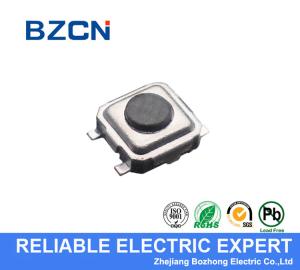 Wholesale SMD Miniature Tactile Switch , SMT Tact Switch 3.3X3.3 Mm With Long Life Contact from china suppliers