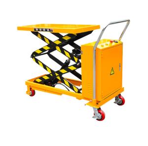 Wholesale 800kg Double Scissor Lift Trolley Small Lifting Table Trolley from china suppliers