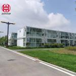 Zontop China Prefabricated Light Steel Structure Container Office Prefab House