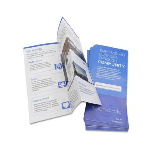 Wholesale A4 A5 A6 Digital Marketing Flyer , SGS 157g Company Product Brochure from china suppliers