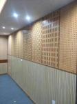 Studio Customized Slot Grooved Acoustic Wall Panels Sound Absorption Isolation