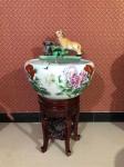 Peony Pattern Indoor 1310mm Koi Fish Bowl