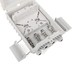 Wholesale Odf Fiber Optic Terminal Box 24 Core Outdoor Waterproof IP65 FTTH 4 Inlet Port / 24 Out Port from china suppliers