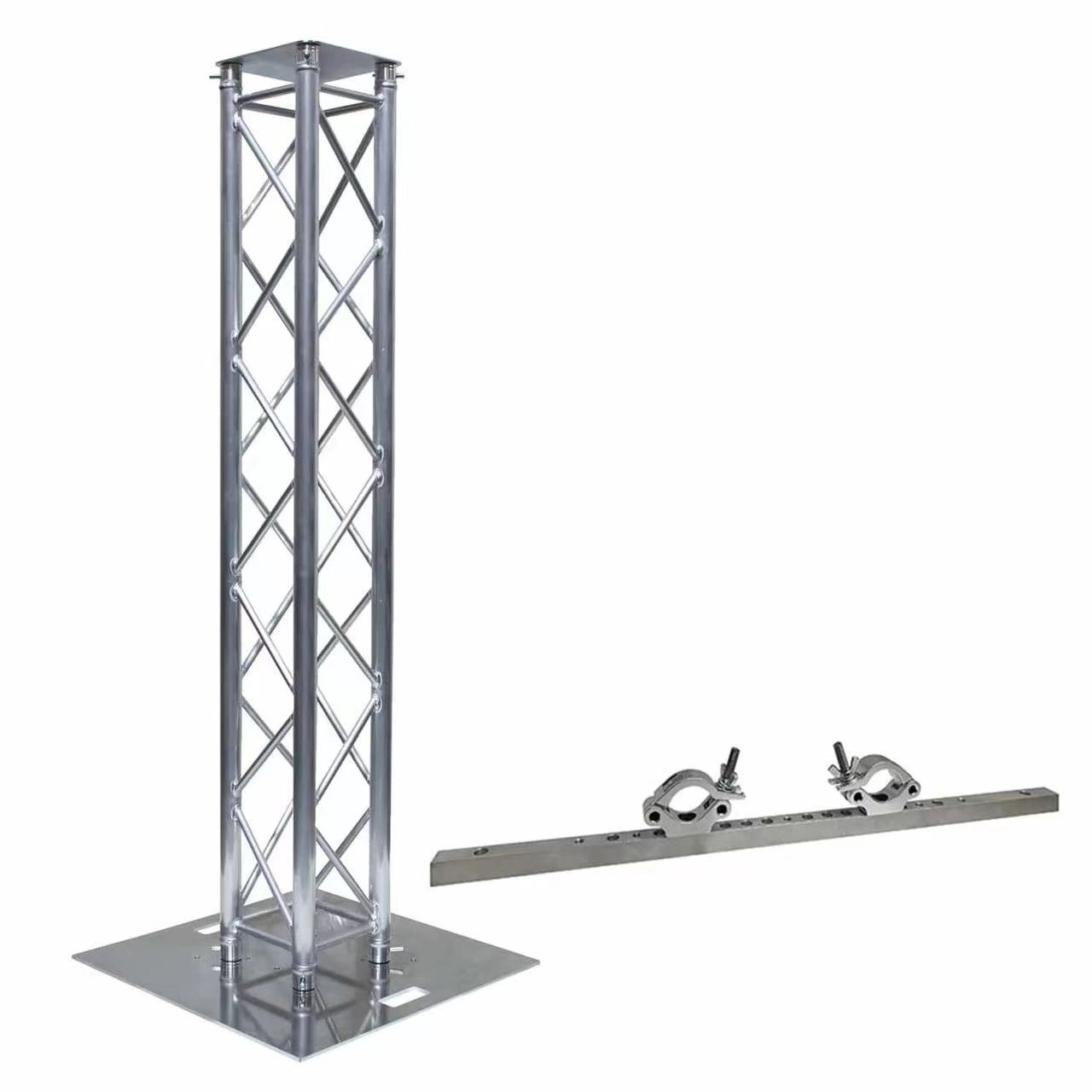 Aluminum Alloy DJ Stage Truss , Silver Lighting Stage Truss Triangle Shape