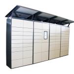Outdoor Solar School Parcel Courier Locker With Barcode