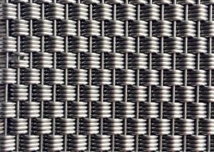 Wholesale Partitions Decorative Woven Wire Mesh Panels AISI 316L Natural Color from china suppliers