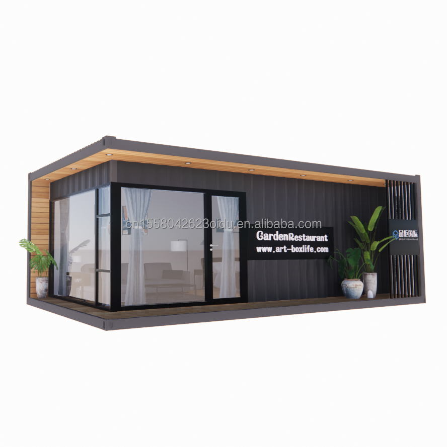 Galvanized Steel Square Tubes Main Structure of 30ft Durable Marine Container for Supermarket Distribution