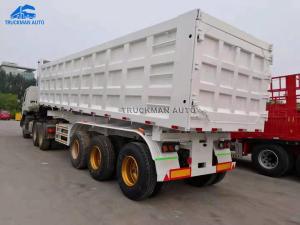 Wholesale Single Point Suspension Axle 70 Tons Dump Semi Trailer from china suppliers
