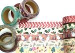 Various Patterns Waterproof Christmas Paper Tape