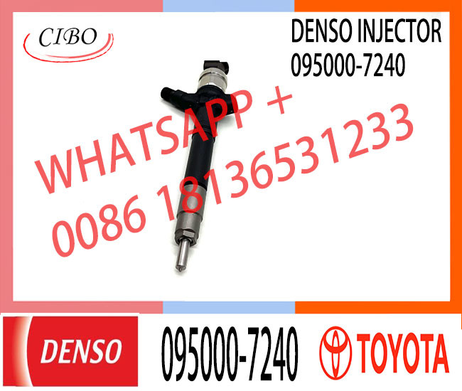 095000-7240 23670-0R010 Diesel Injector 23670-09200 7240 Auto Fuel Injector for Toyota Avensis / Verso 2.2 d 0950007240