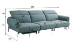 BN Modern Minimalist Leather Lift-Type Multifunctional Sofa Living Room Smart
