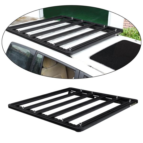 Roof Mount 4X4 Land Cruiser Low Profile Roof Rail Rack for Toyota Short Roof