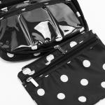 Water Repellent L28*D8*H19cm Polyester Cosmetic Bag