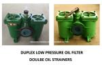 OIL PURIFIER OUTLET DOUBLE OIL FILTER, DOUBLE COARSE OIL FILTER MODEL: A40-0.75