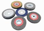 Metal Polishing Crimped Brass Wire Wheel Brush , Durable Rotary Wire Brush