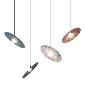 Wholesale Nordic Small Waterstone Aluminum Small Round Pendant Light For Dining Room from china suppliers