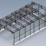 Light Metal Shed Garage Building