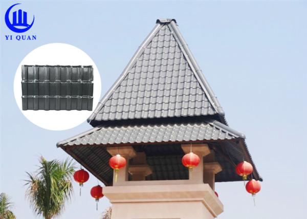 Chinese Style Fireproof Sheet Double Roman Plastic Synthetic Resin Roof Sheet