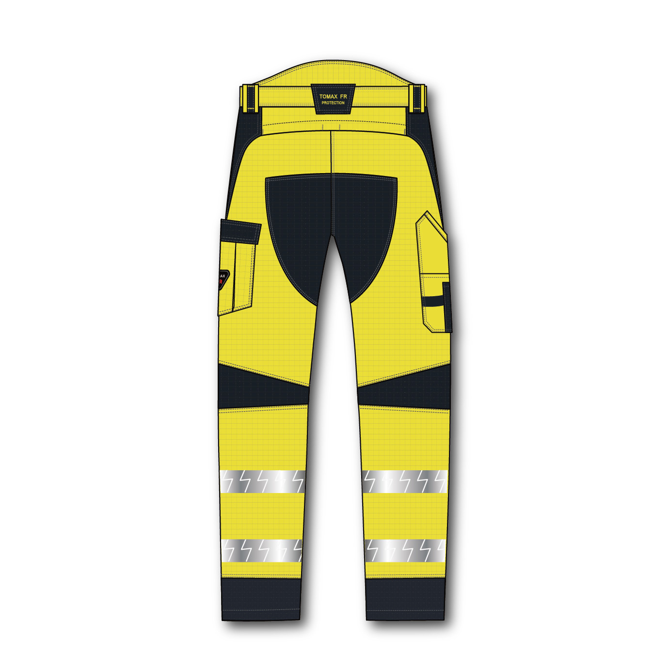 Inherent FR Hi Vis Stretch Trousers Fireproof Work Trousers