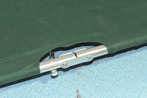 8 Inch Wheel Compact Medical Stretcher X-Ray Support White Orange Green