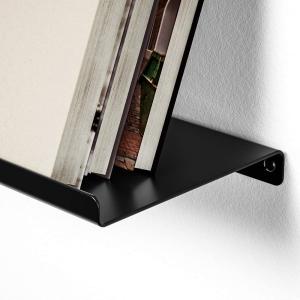 Wholesale Black White Floating Shelves for Bedroom Living Room Bathroom Kitchen Customized Logo from china suppliers