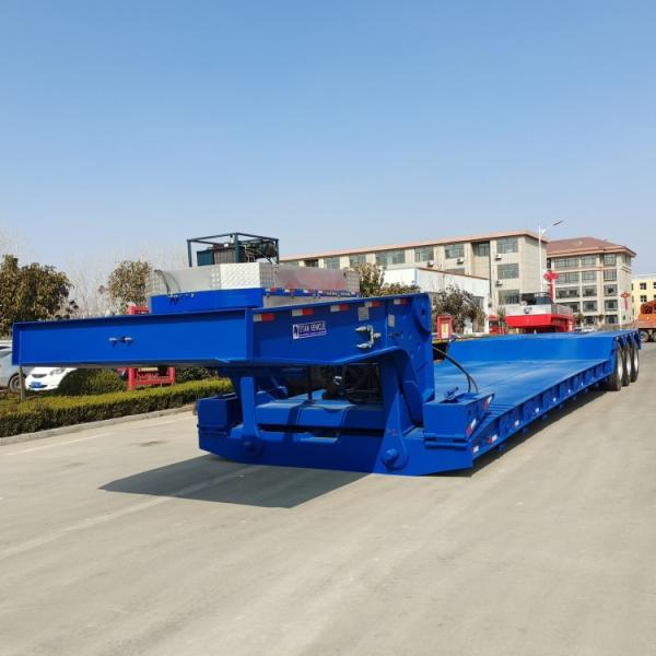 TITAN 3 Line 6 Axles 120/150 Ton Detachable Gooseneck Heavy Load Lowboy RGN