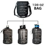 Multipurpose Neoprene Water Bottle Sleeve With Time Marker