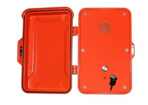 Wholesale Hand - Free Industrial Weatherproof Telephone , Red GSM Waterproof Emergency Phone from china suppliers
