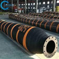 DN600 Self Floating Dredge Hose Discharge Steel Flange Single Carcass Submarine