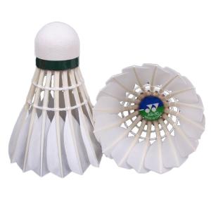 Wholesale 12pcs Duck Feather Shuttlecock Badminton Goose Feather Shuttlecock Flying Straight from china suppliers