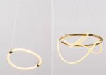 Contemporary Design Warm Ambiance Round Rope DIY Bedroom Pendant Lamp Chandelier