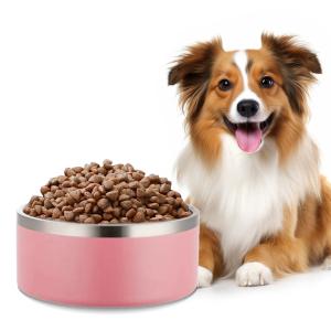 Wholesale Pet Feeding Vacuum Insulated Stainless Steel Dog Bowl Durable Power Source Not Applicable from china suppliers