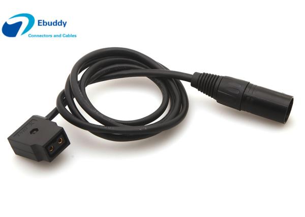 D-TAP Female to XLR 4 Pin Male Camera Connection Cable for BMCC POWER supply