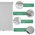 100% Polyester Blackout Roller Blinds Fabric Cordless Roller Shades For Windows