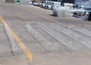 Wholesale PVC Coated Galfan Gabion Baskets Heavy Galvanized Rock Mattress from china suppliers