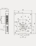 DN80 Pipe Electric Synchron Valve Motor , DC5V Geared Synchronous Motor