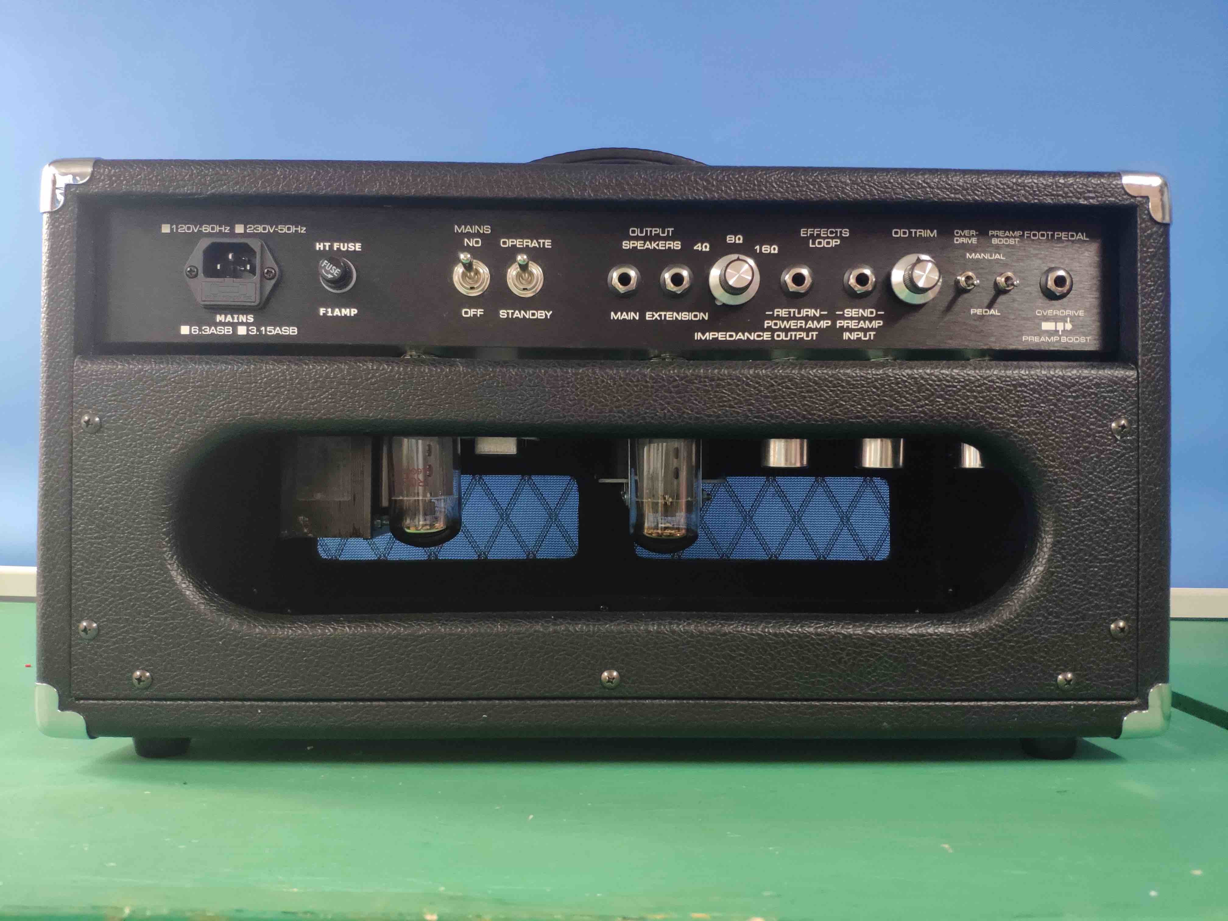 2021 NEW Custom Grand Overdrive Special Guitar Amplifier Head 50W with Loop Brown Tolex JJ Tubes Dumble Style