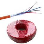 Copper Conductor 2 Cores Decorative Round Electric Smoke Detector Sensors Fire