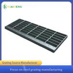 Corrosion Resistant Galvanized Steel Grate Stair Treads Metal Non Slip Stair