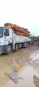 Wholesale Semi-Dry Shotcrete Type ZLJ5419THB Zoomlion 52m Used Concrete Pump Construction Equipment from china suppliers
