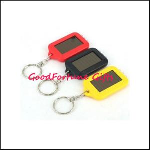 Wholesale Solar Led Light Keyrings keychain promotion gift from china suppliers