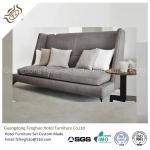 Hotel Living Room Pu Leather Sofa / Professional Modern 2 Seater Sofa