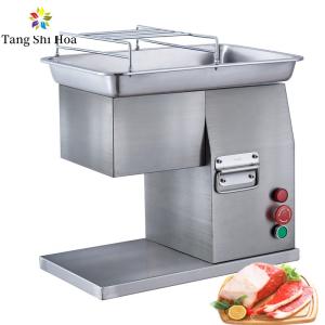 Wholesale 220V Stainless Steel Meat Cutter Machine Beef Fish Pork Automatic Meat Slicer Machine from china suppliers