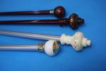Decorative Zinc Alloy Galvanized Pipe Curtain Rod 5 Metre 0.3mm