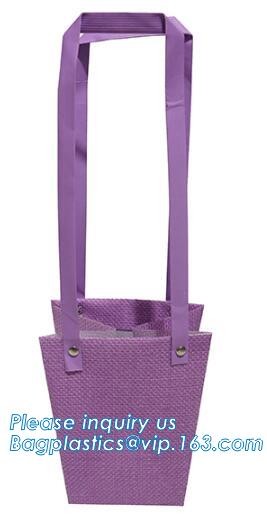 Wholesale Durable Colorful Custom Printed Cake Packaging Gift Paper Bag With Flower, Tote Carrier Gift Bags bagease pac
