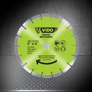 Wholesale Granite 230x22.2mm Diamond Dry Cutting Disc,Low abrasion loss,low vibration from china suppliers