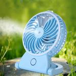 Anti Slip USB Powered Desk Fan Ultrasonic Frequency Multifunctional Indicator